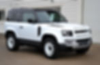 New Defender 90 Hard Top D200 Blanc Fuji Toit noir