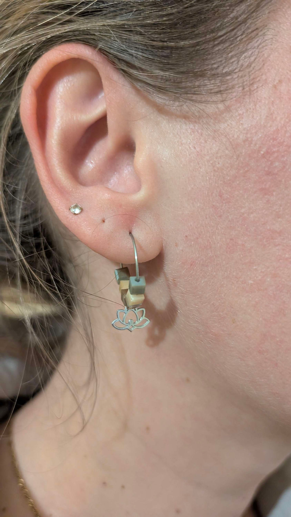 Miniature : Boucles d'oreilles Lotus 