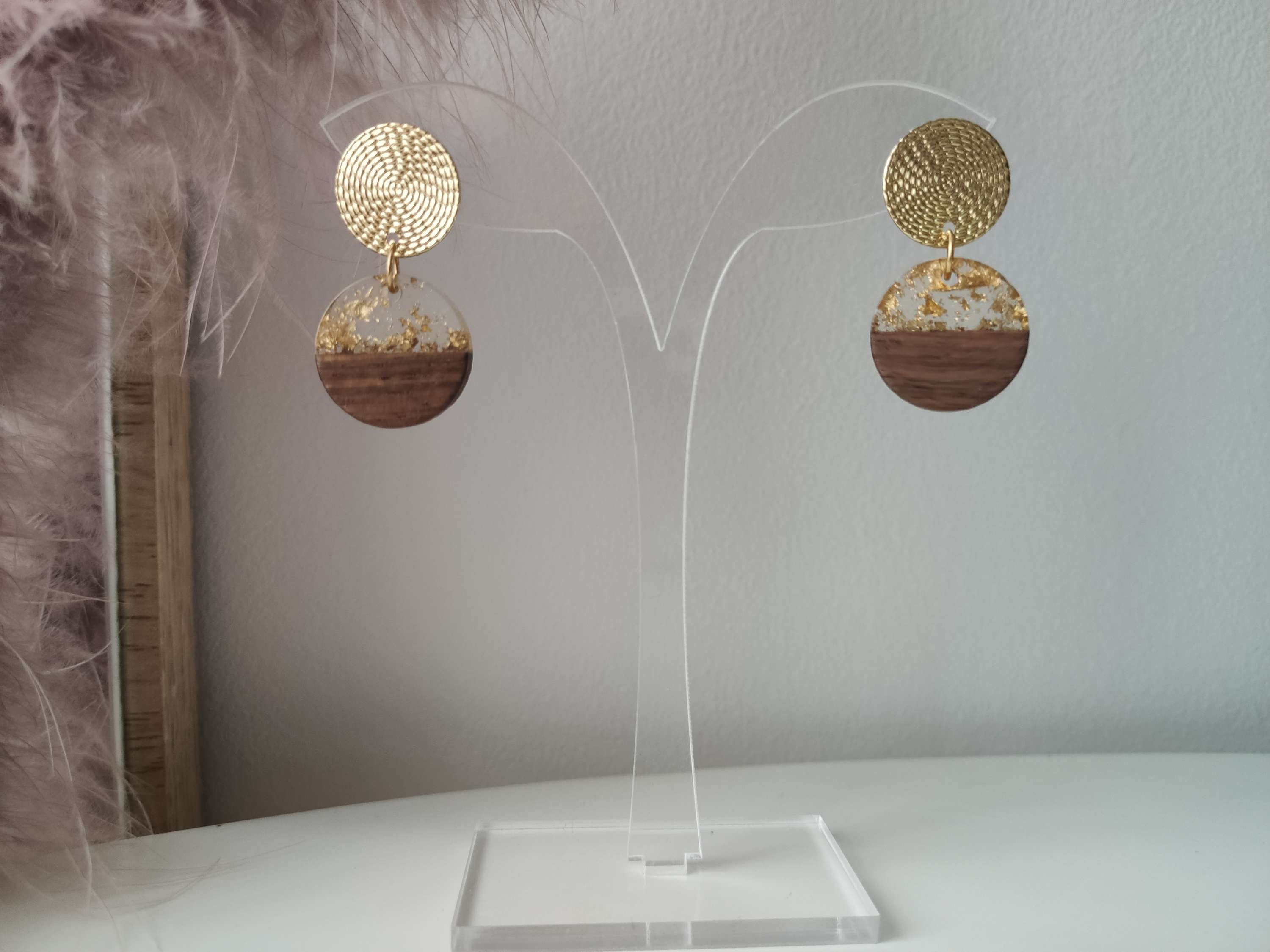 Boucles d'oreilles D'or