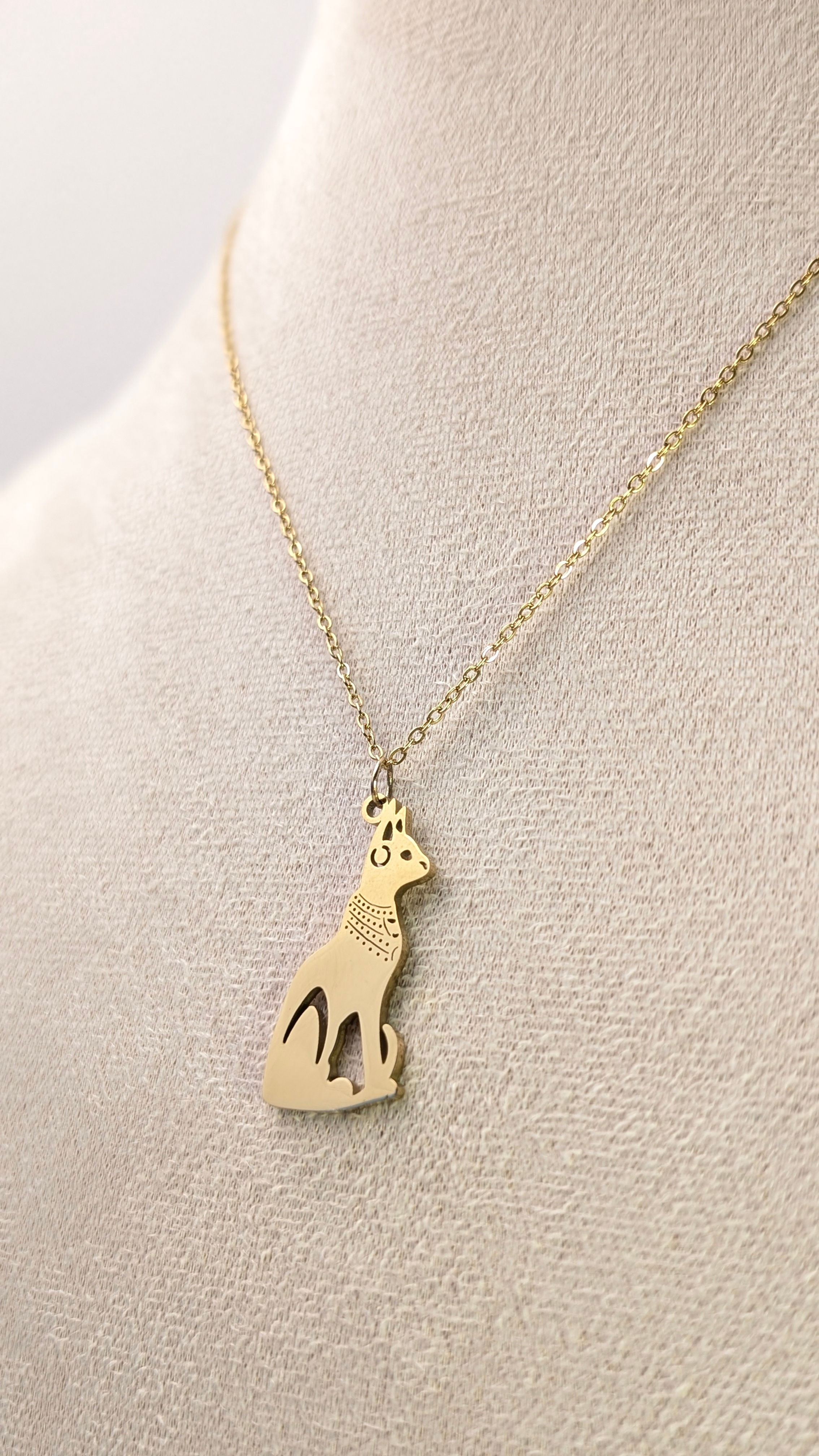 Collier "Chat Égyptien"