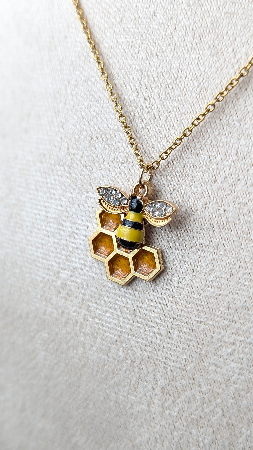 Miniature : Collier "Abeille"