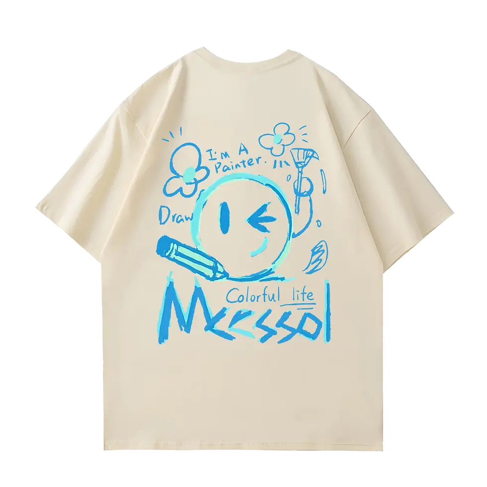 Hình thu nhỏ: MS019M Mcessol Colorful Tshirt