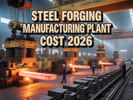 Steel Forging Manufacturing Plant Cost, Revenue & Production Process 2026