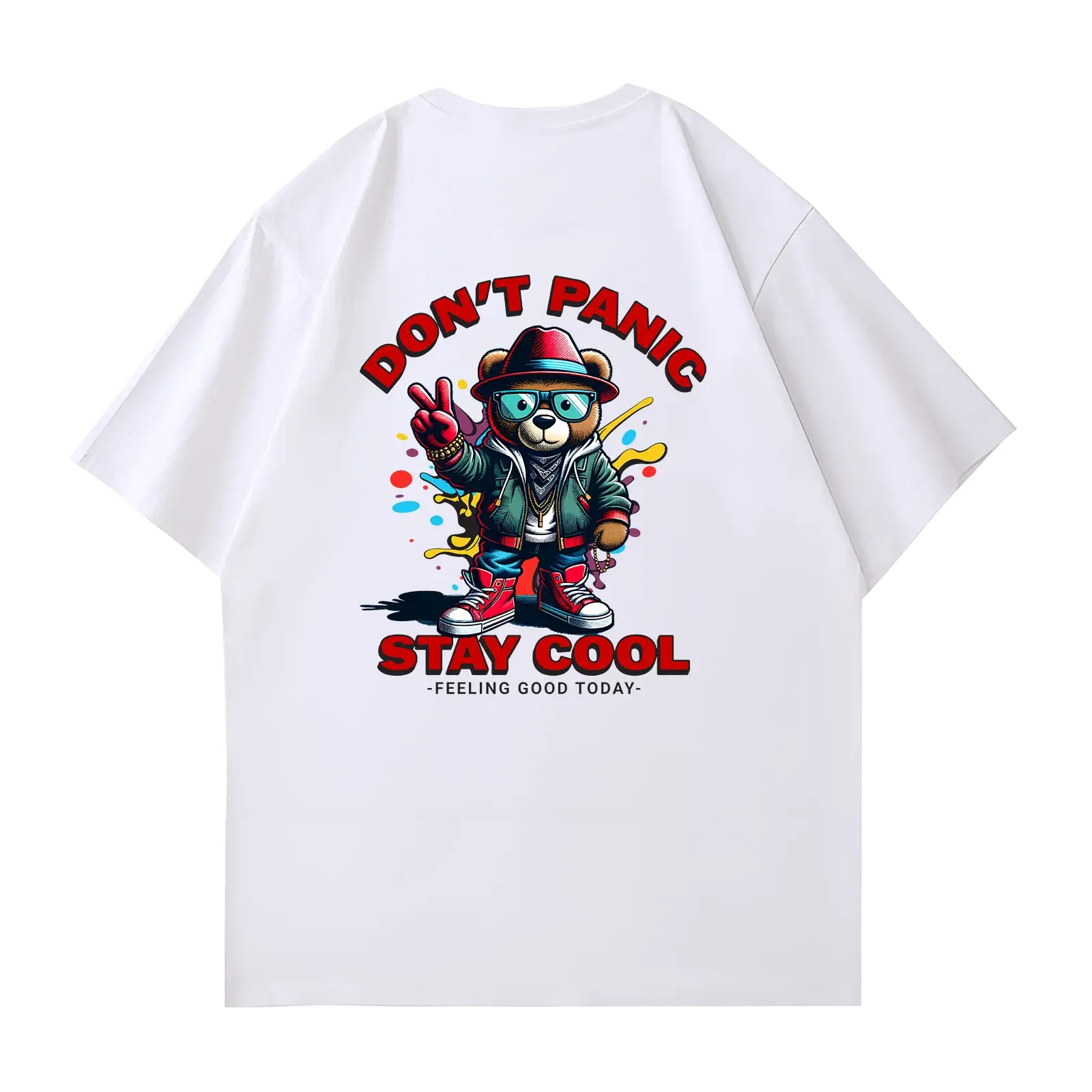 TB032M DON'T PANIC STAY COOL Tshirt