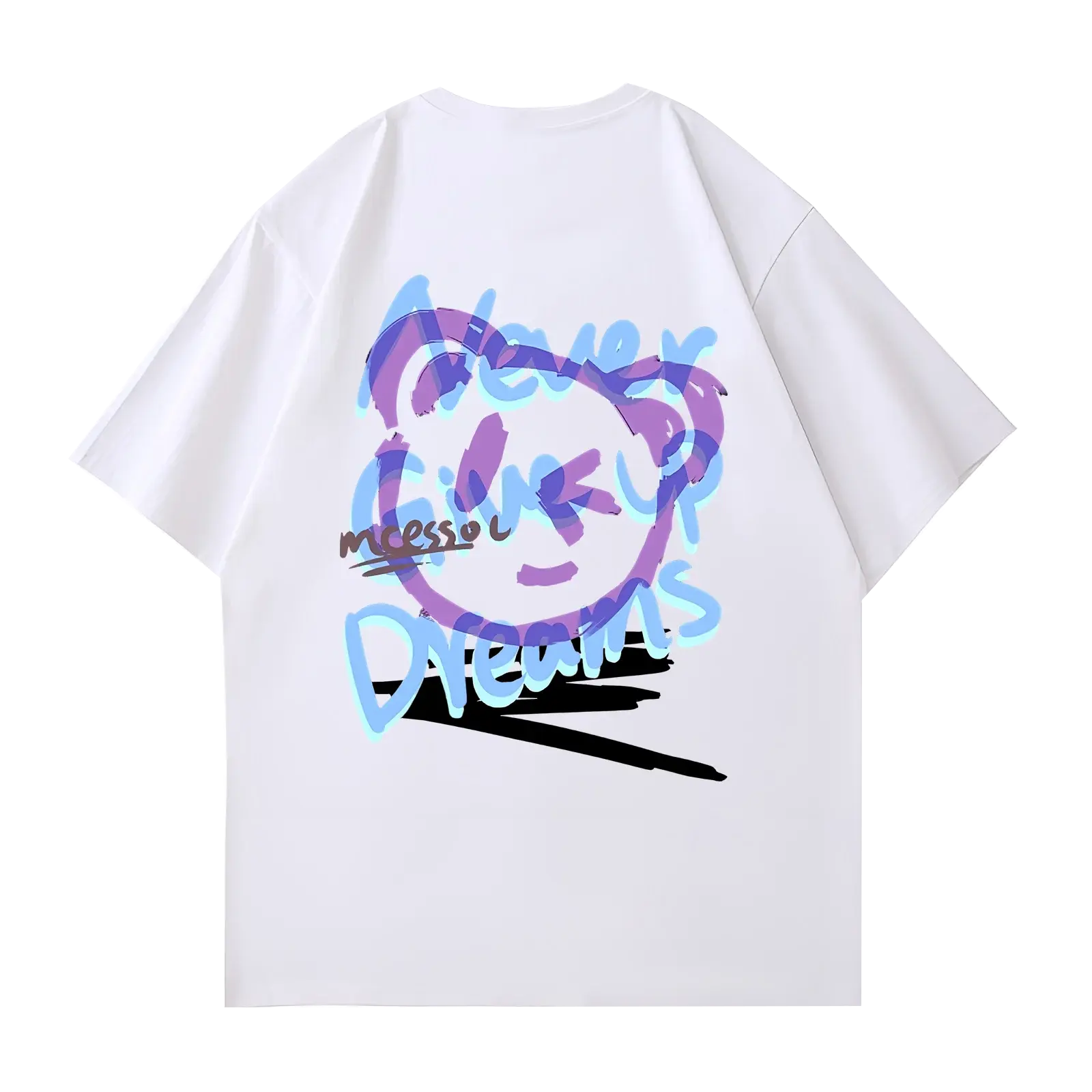 MS006M Mcessol Never Give up Dream Tshirt