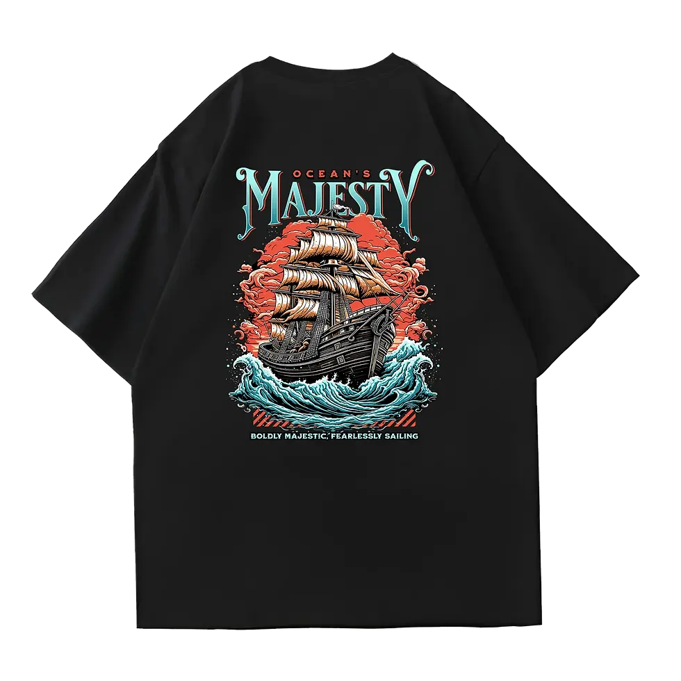 Hình thu nhỏ: AVT044M OCEAN'S MAJESTY Tshirt