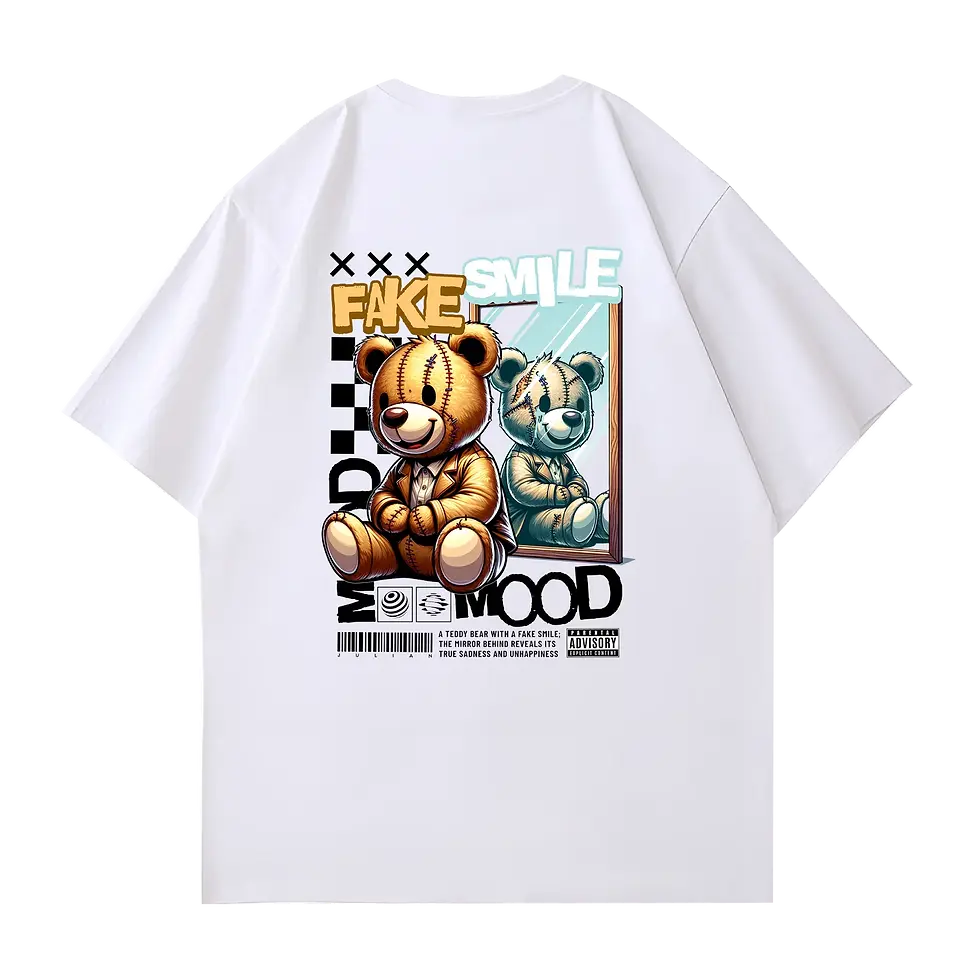 Hình thu nhỏ: TB033M FAKE SMILE MOOD Tshirt