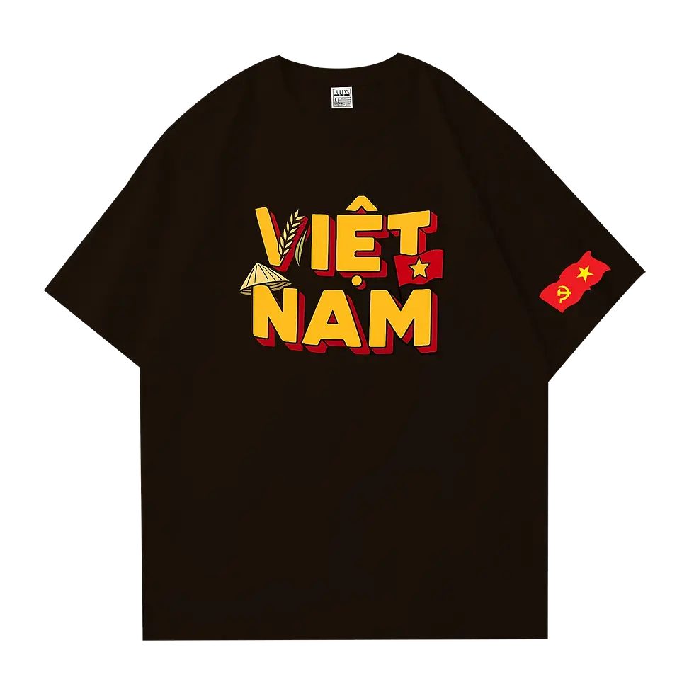 Hình thu nhỏ: VN006M Việt Nam nón lá Tshirt