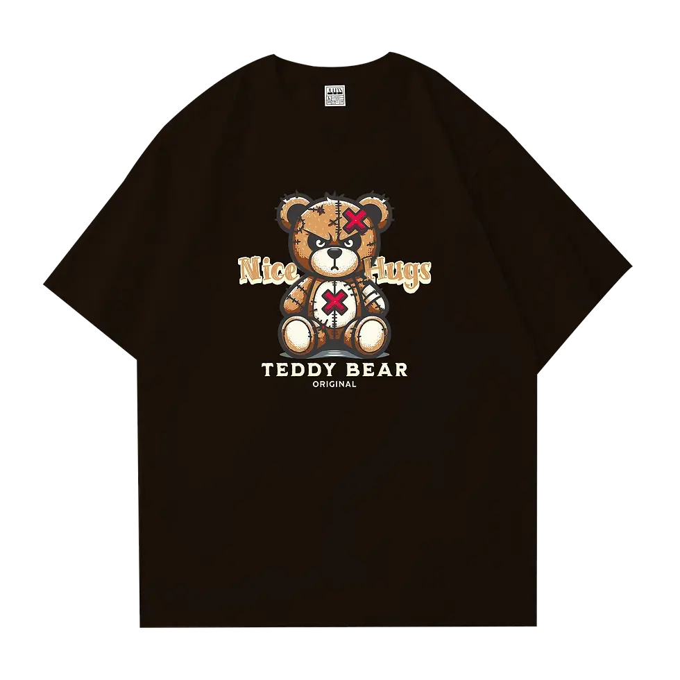 Hình thu nhỏ: TB034M Nice Hugs TEDDY BEAR Tshirt