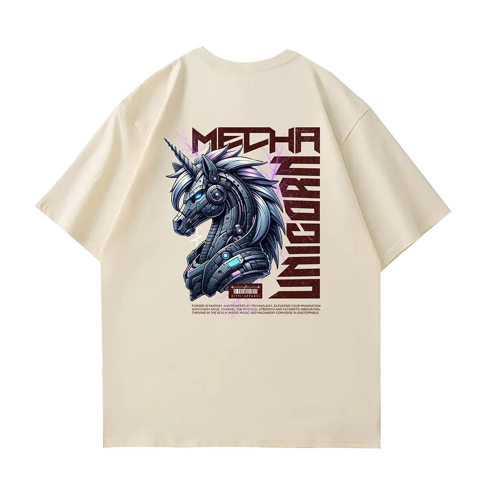 Hình thu nhỏ: AVT006M MECHA UNICORN Tshirt