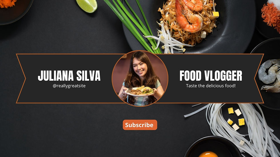 Black and Orange Modern Food Vlogger YouTube Banner.jpg