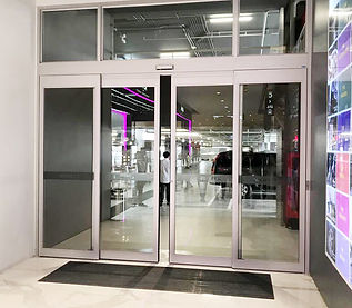 Automatic Break out Door
