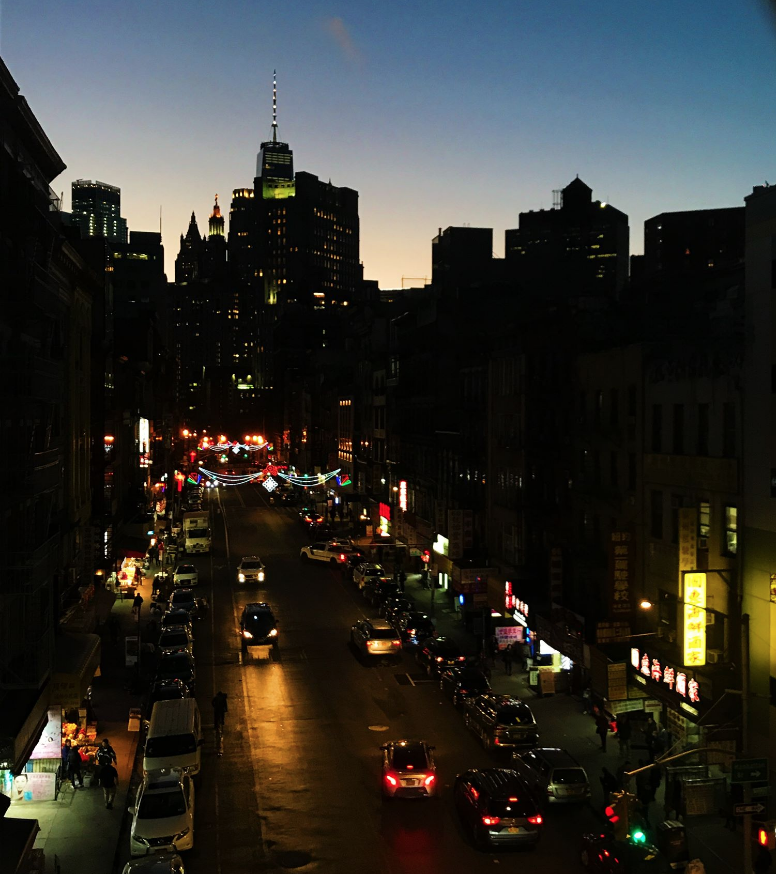 Chinatown in the Fall