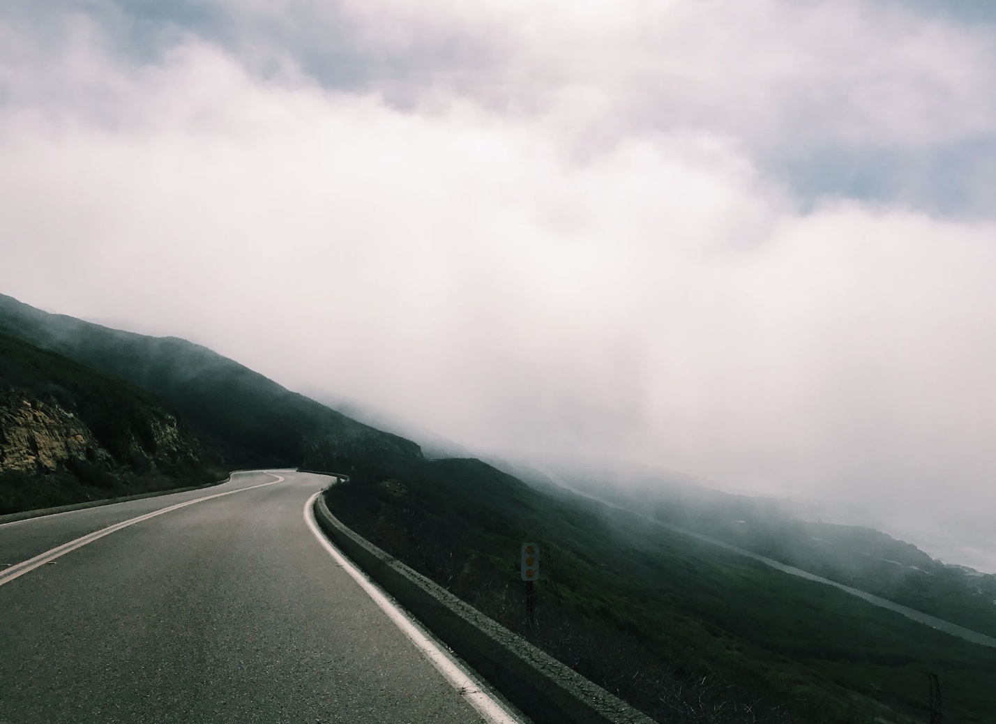 Misty Road to the Pacific