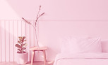 Quarto minimalista e organizado