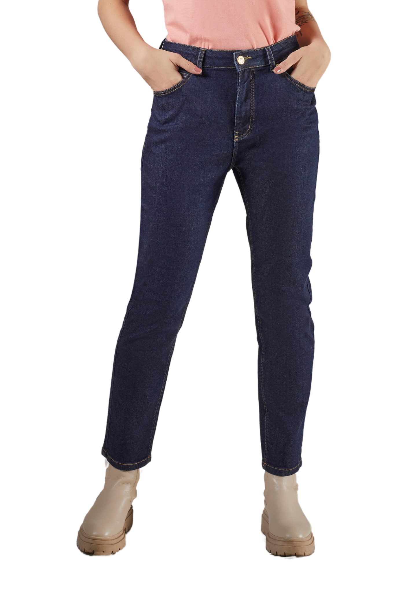 Calça jeans mom intensity