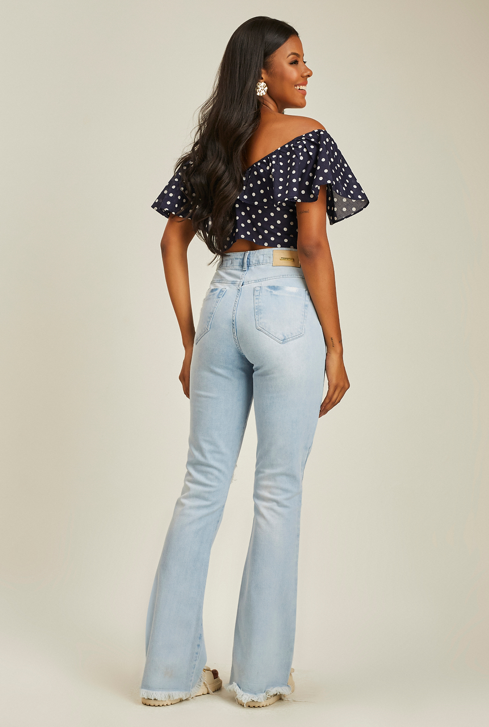 Miniatura: Calça Jeans Feminina Boot Cut