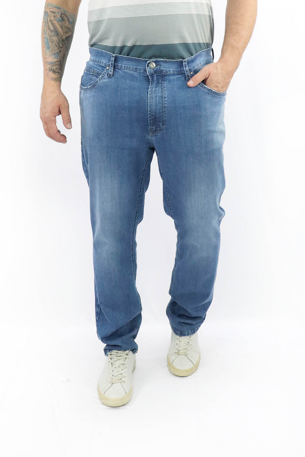 Miniatura: Calça Jeans Masculina Semi Skinny