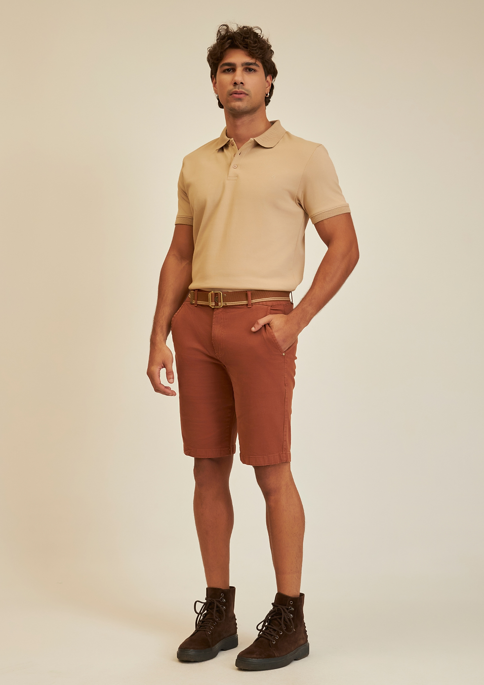 Miniatura: BERMUDA MASCULINA SARJA PREMIER