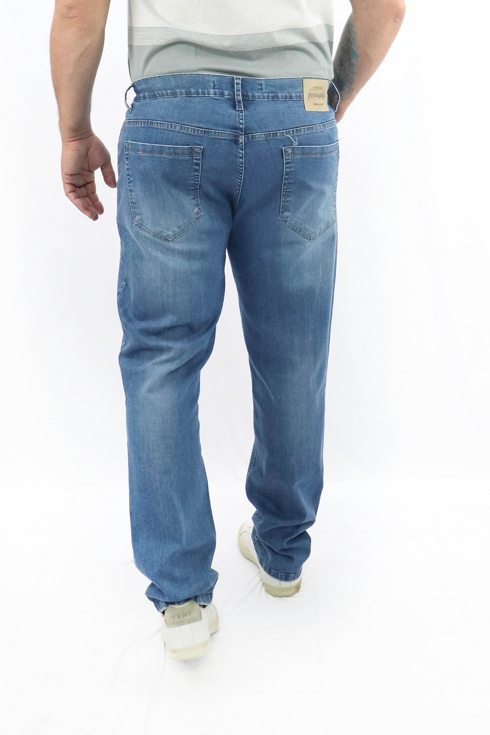 Miniatura: Calça Jeans Masculina Semi Skinny