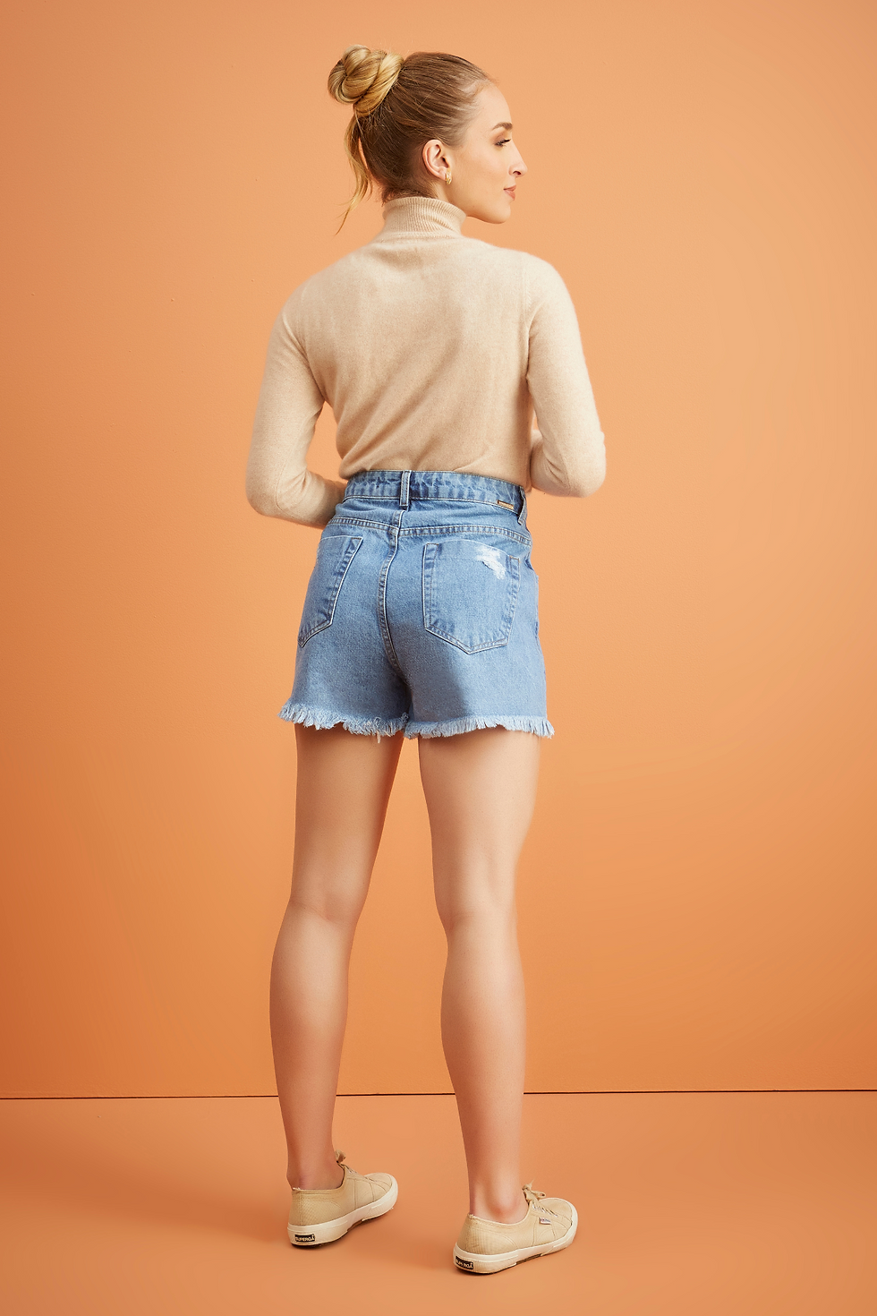 Miniatura: Short Mom Jeans Strass