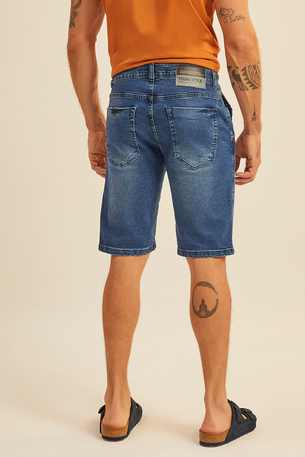 Miniatura: Bermuda Jeans Masculina Sky
