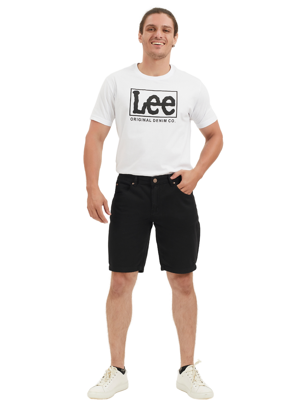 Miniatura: Bermuda Sarja Daren Pelet Black