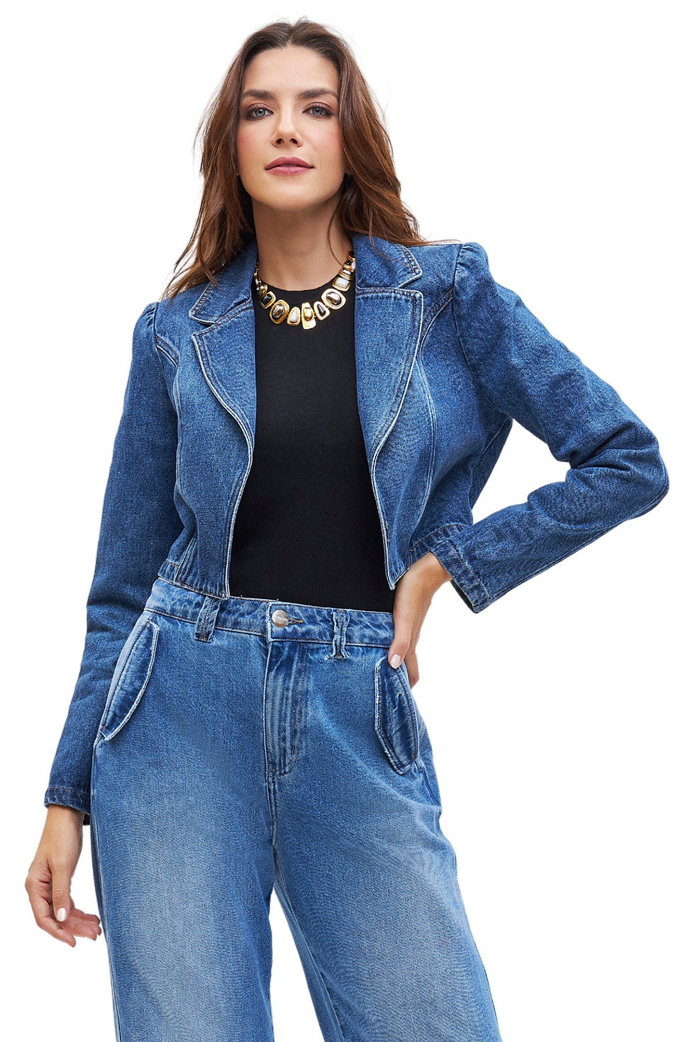 Jaqueta Feminina  Cropped Intensity