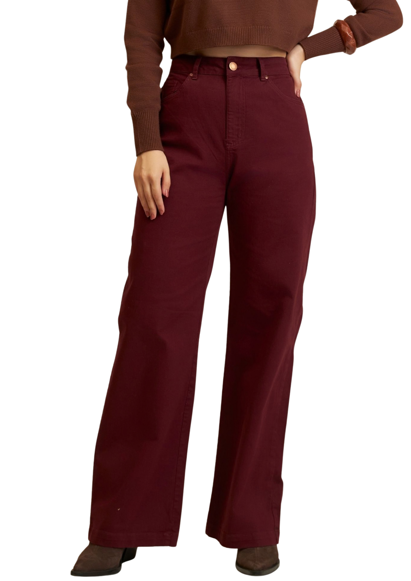 CALÇA FEMININA WIDE LEG