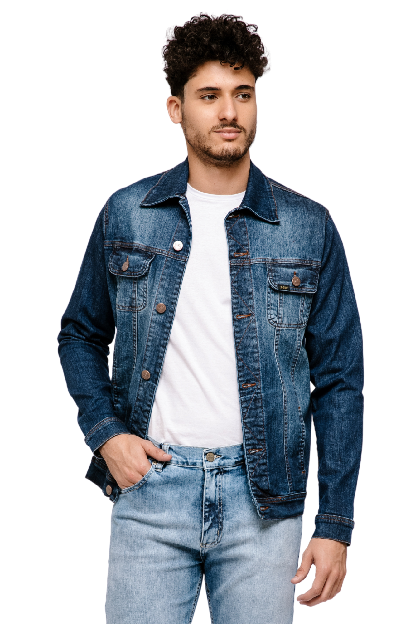 Jaqueta jeans strech blue