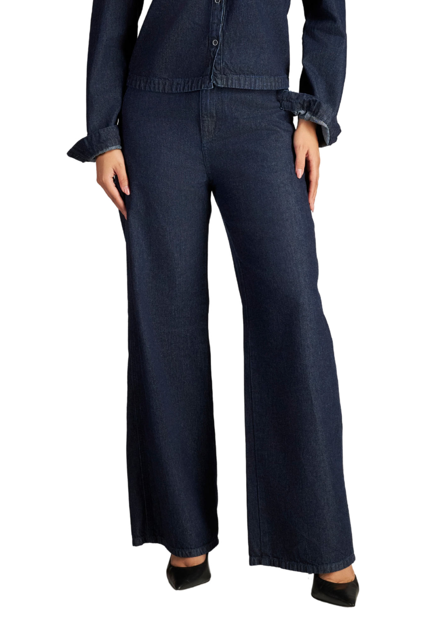 CALÇA FEMININA WIDE LEG