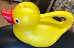 Duck shaped watering can