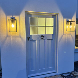 Timber Front Door Fitted Near Cheltenham