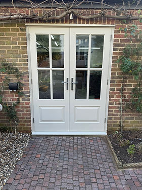 Pair of timber doors Cheltenham.