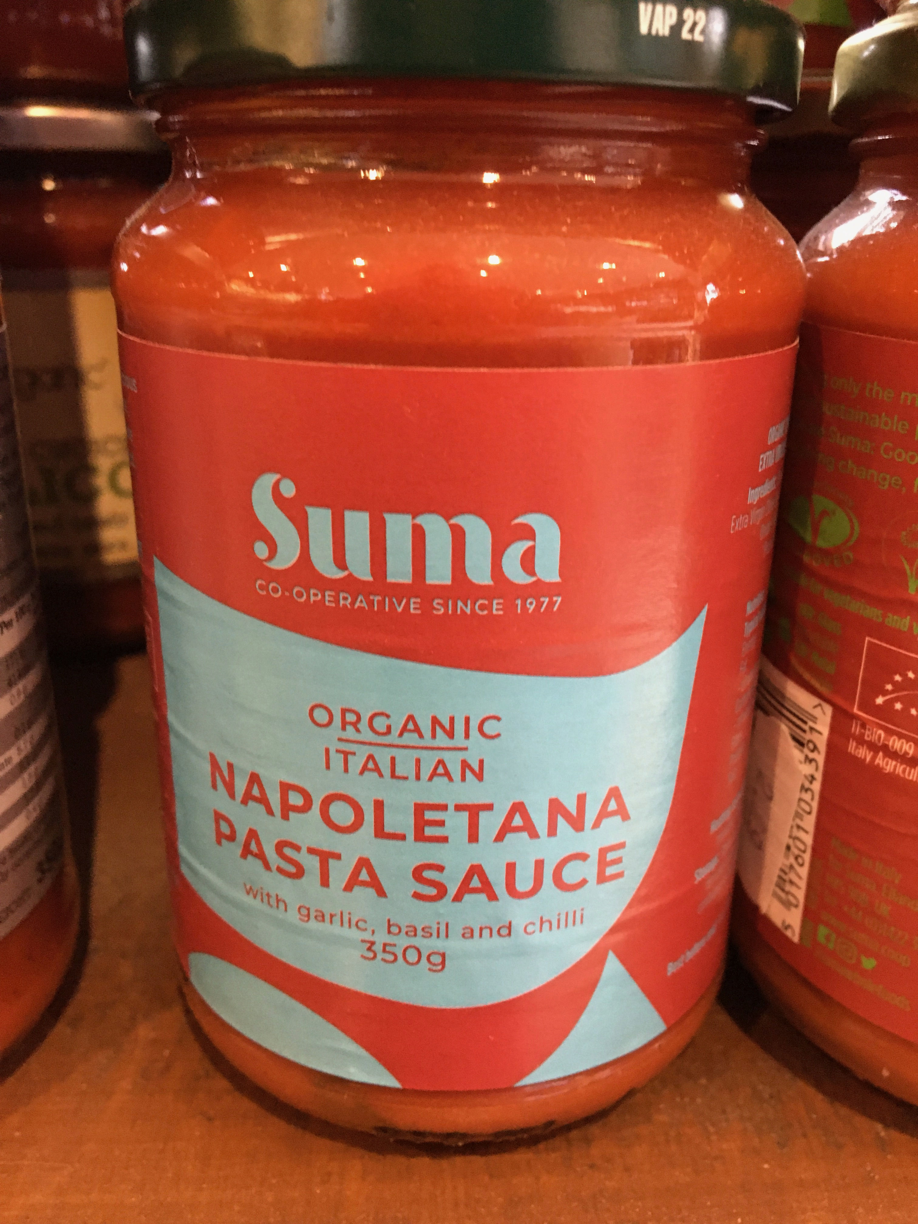 Suma - Organic Napolitana Pasta Sauce 350g (£/each)
