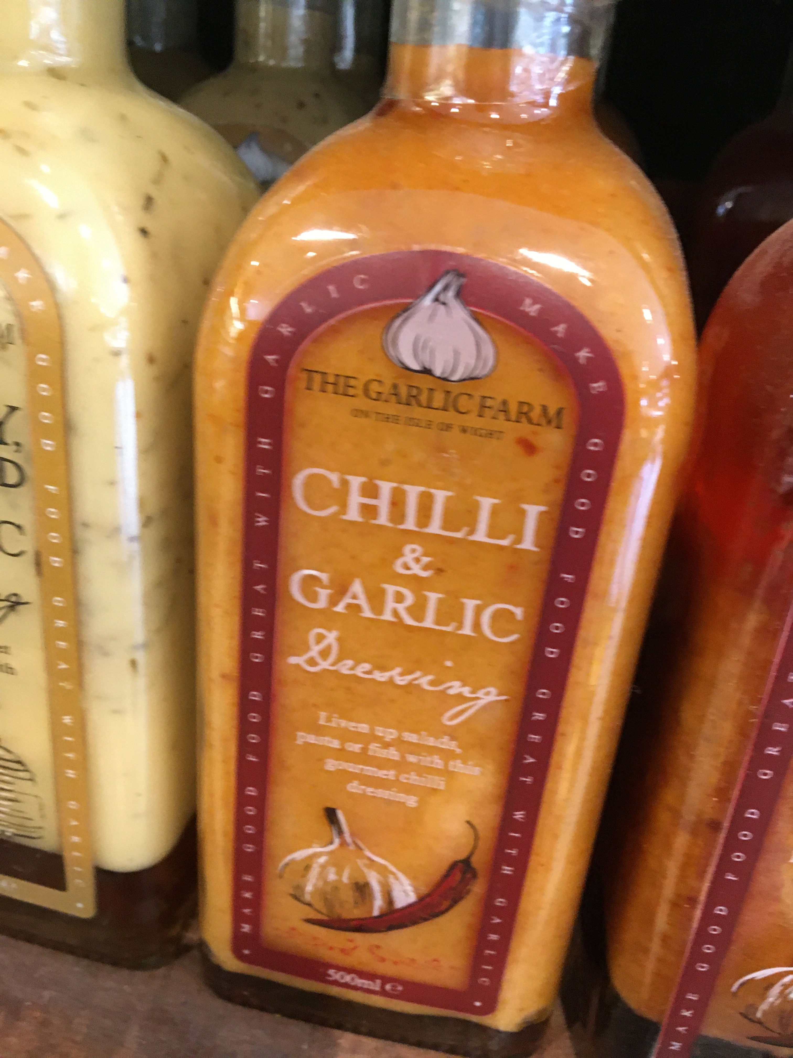 The Garlic Farm - Garlic & Chilli Dressing 500ml (£/each)
