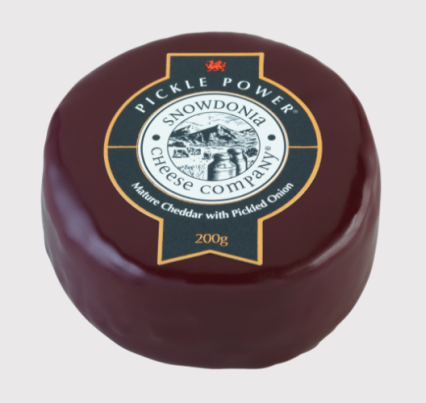 Snowdonia Cheese Company Pickle Power Cheddar with Pickled Onion 200g (£/each)