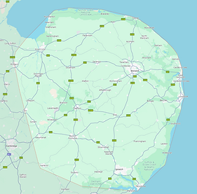 a map of East Anglia