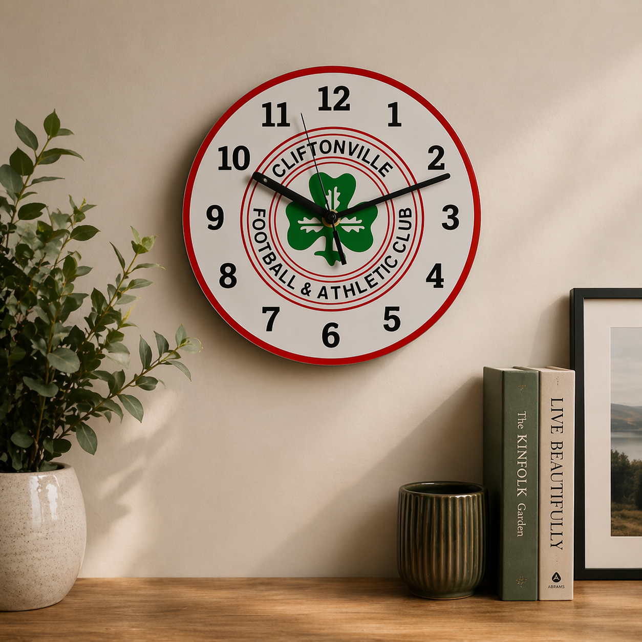 Cliftonville FC Clock