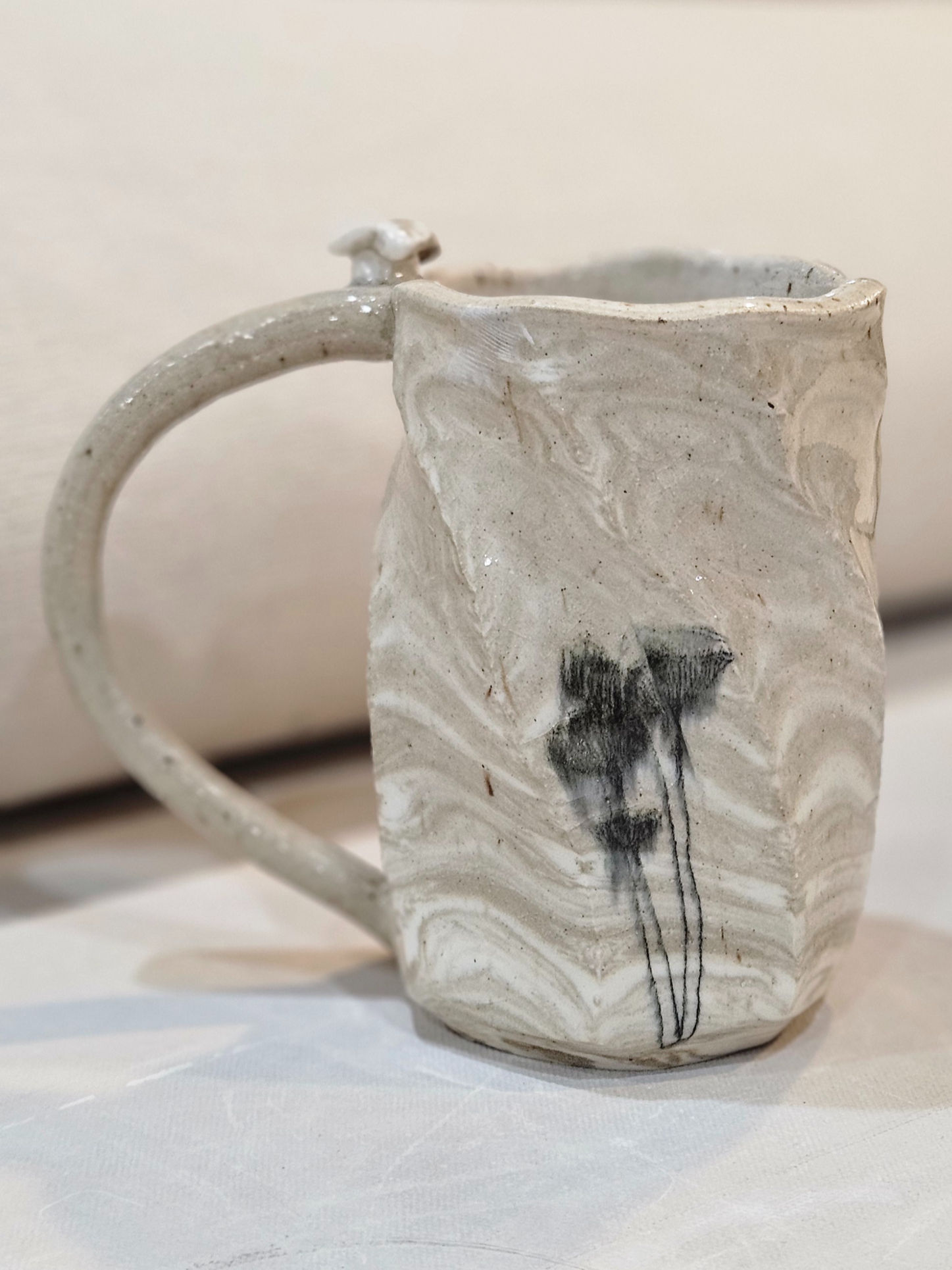 Twisty Marbled Mushroom Mug (Seconds Sale)