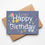 Miniaturbild: Klappkarte "Birthday Flowers blau"