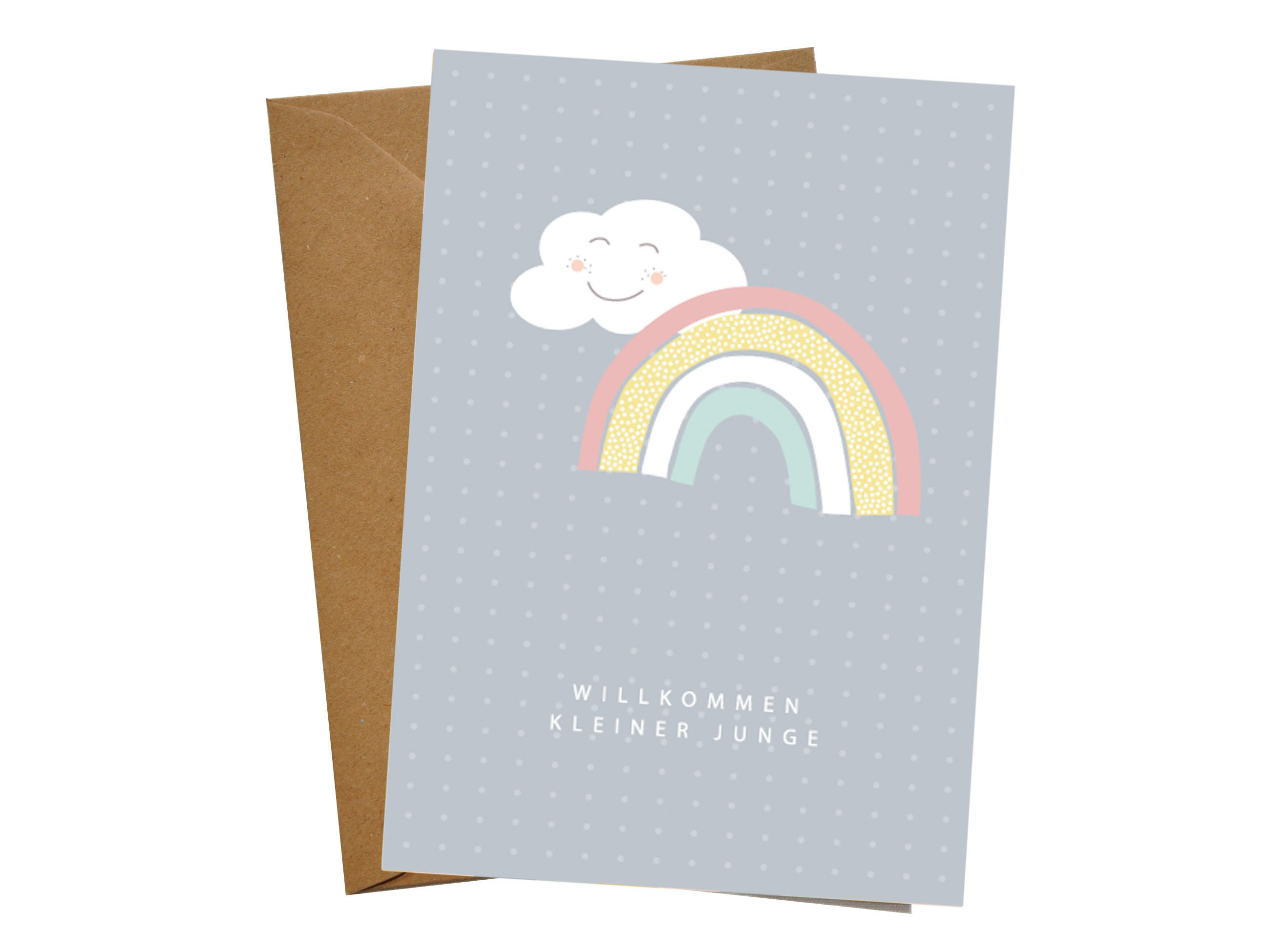 Klappkarte "Regenbogen Junge"