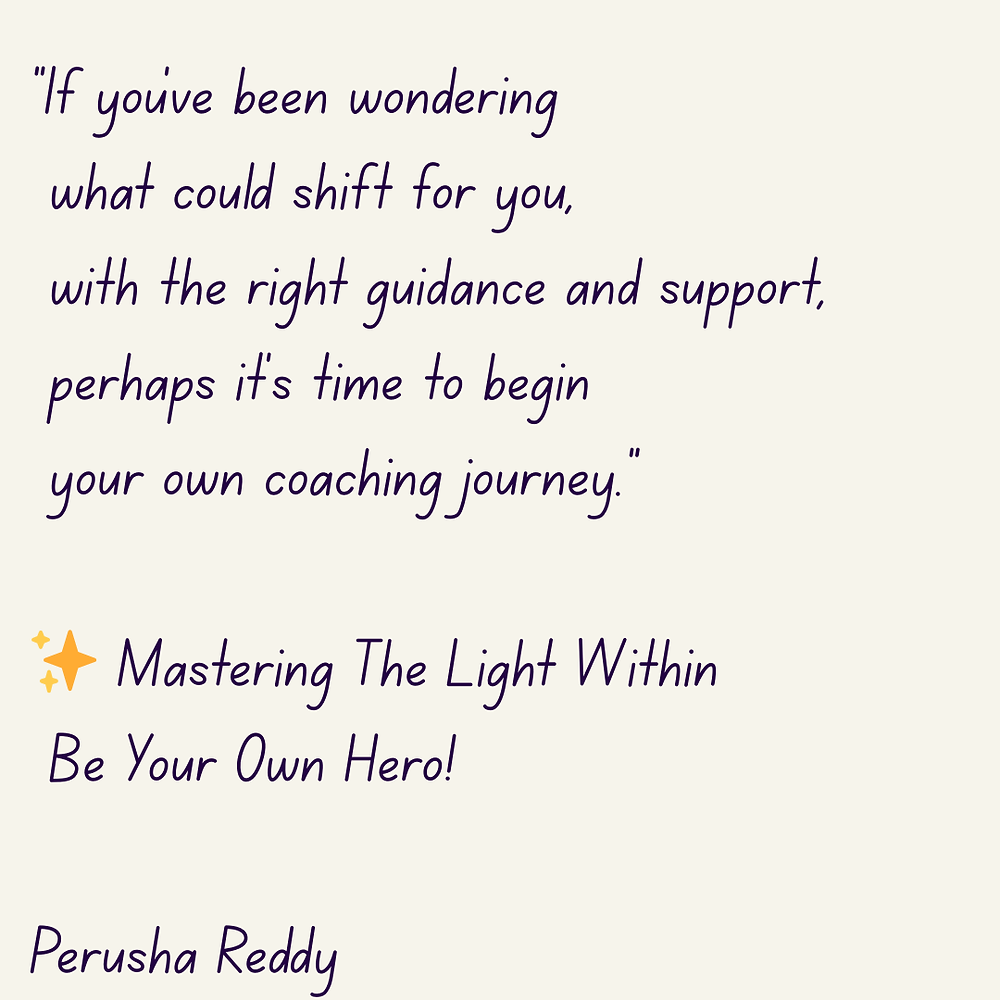 Perusha Reddy The Transformative Power of Coaching: A Clients Journey