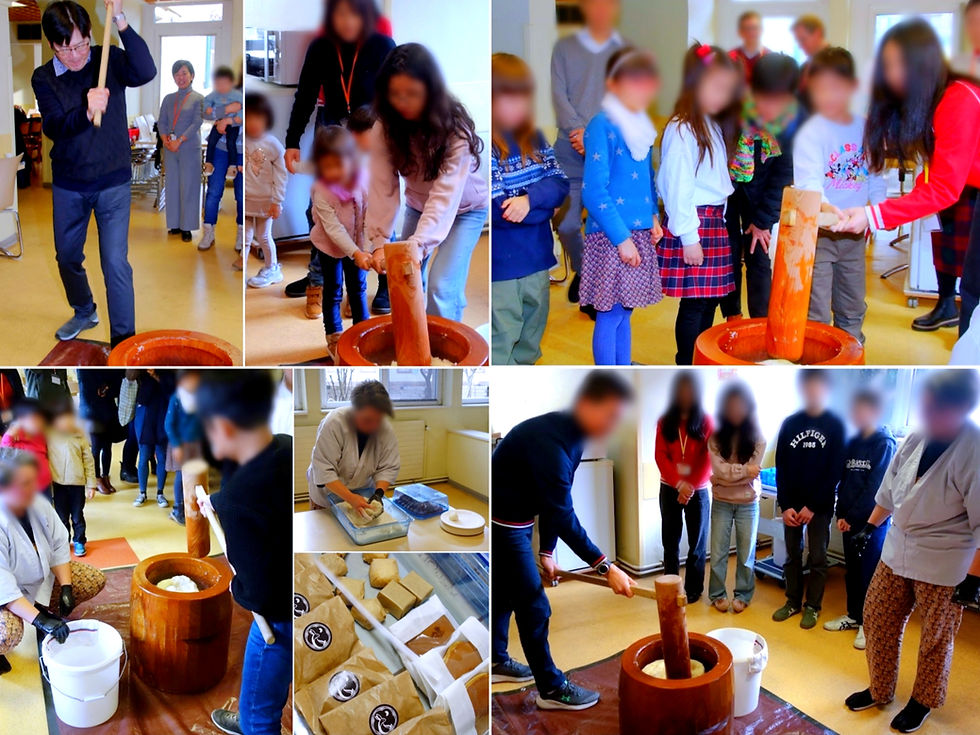 お餅つきイベント