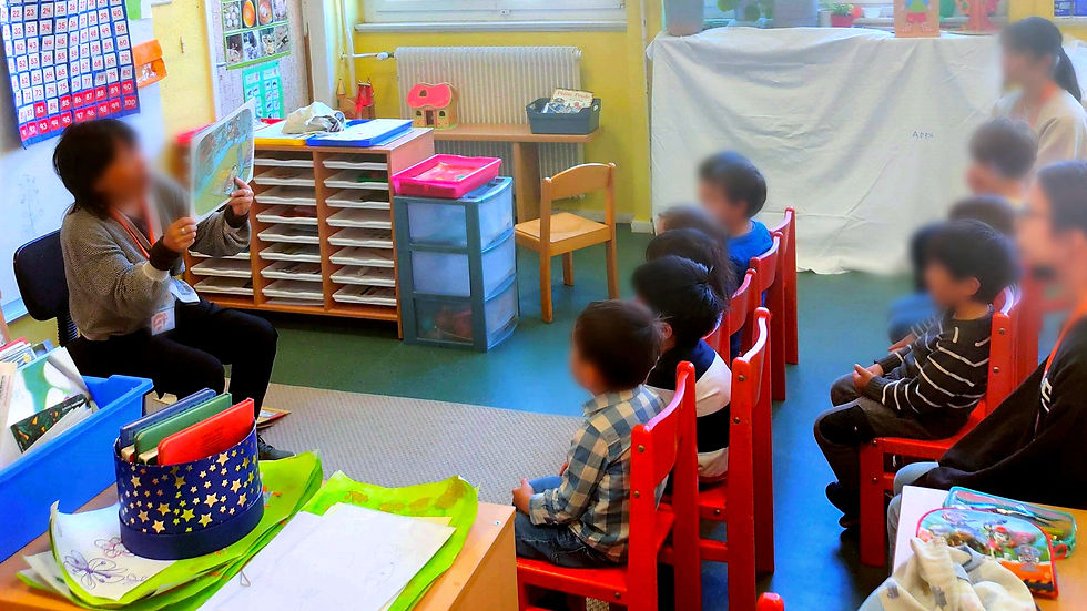 幼稚部授業の様子