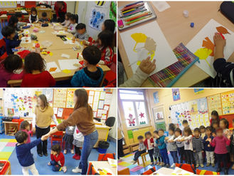 幼稚部(うめ組・さくら組)授業風景