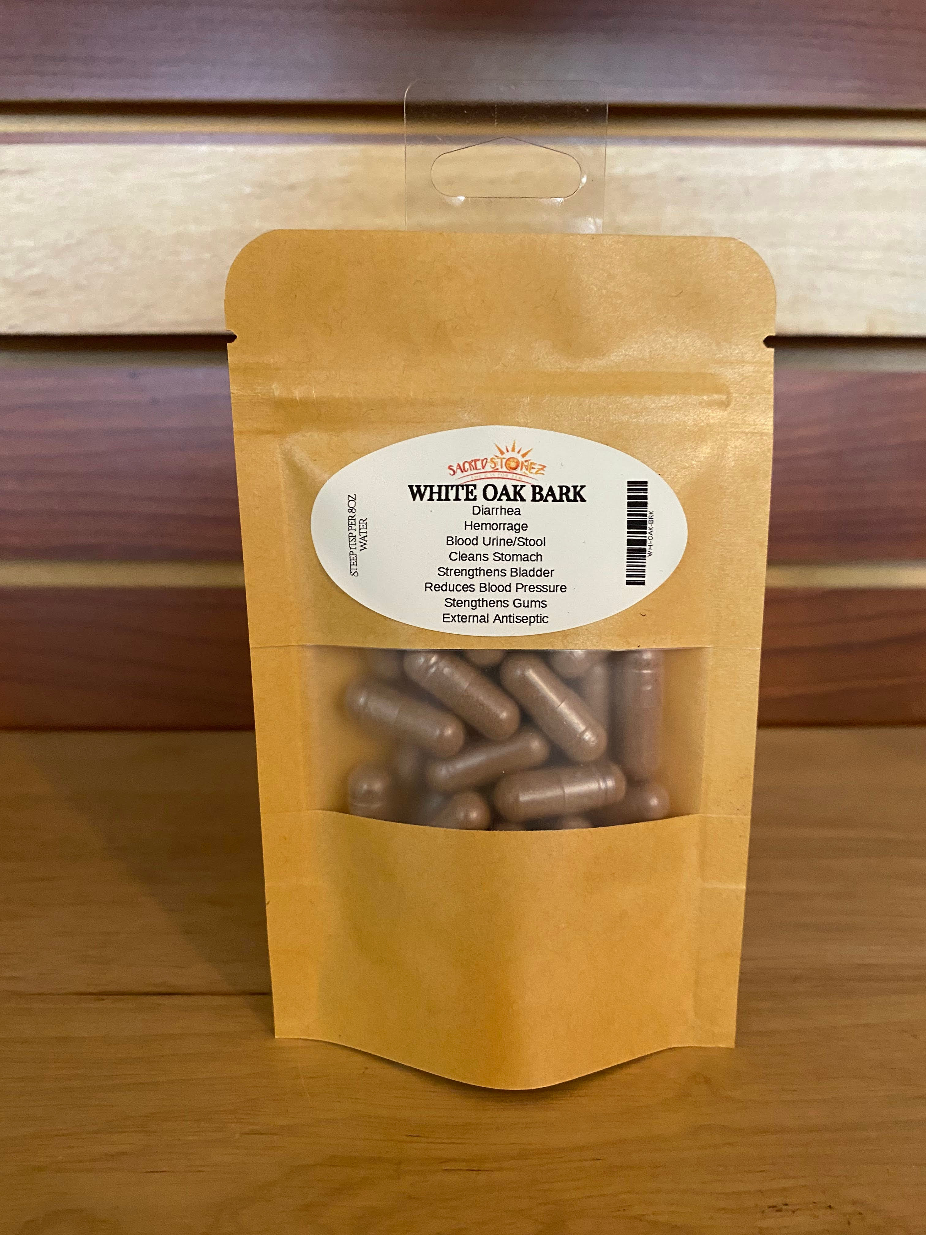 White Oak Bark Capsules 