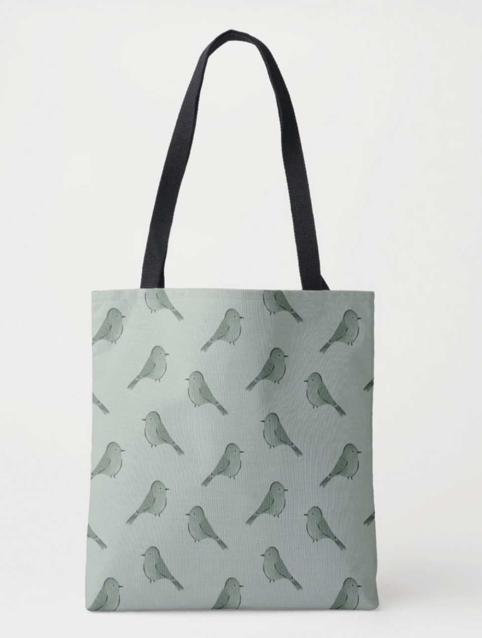 Green Bird Tote