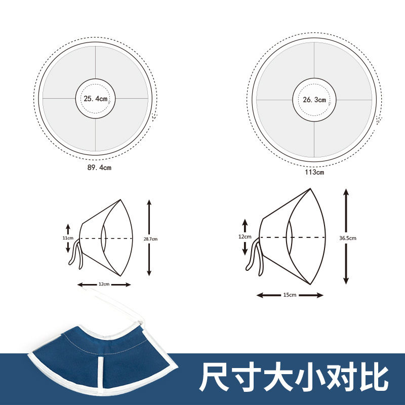 Thumbnail: Pet Collar Cone Elizabeth Collar Elizabeth Circle Dedicated