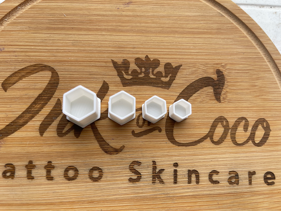 Thumbnail: Eco-friendly White Hexagon PLA ink caps